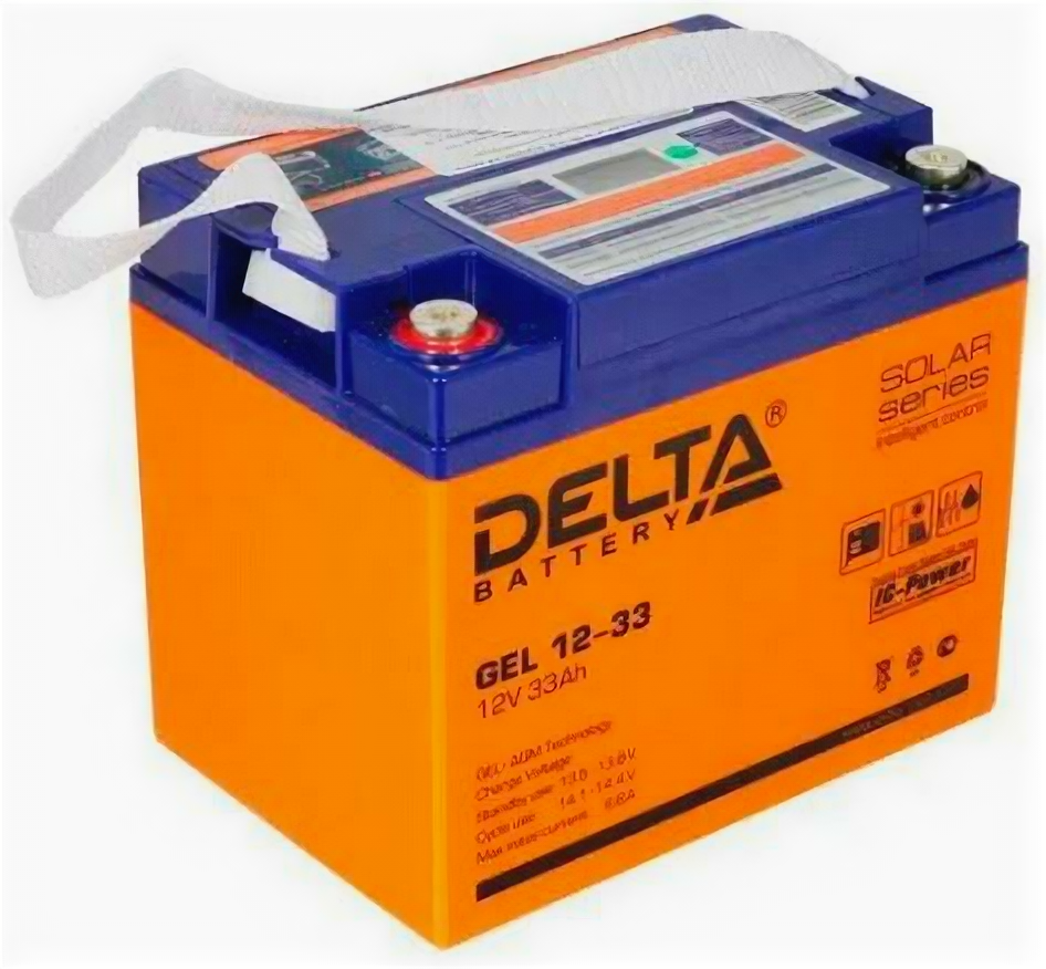 Аккумуляторная батарея DELTA Battery GEL 12-33 12В 33 А·ч