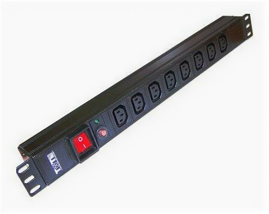 Блок розеток TWT TWT-PDU19-10A8C3 8 розеток