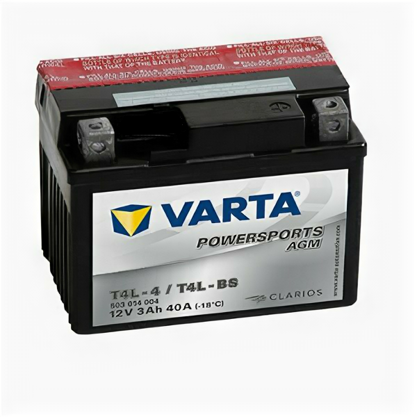 Аккумулятор Varta AGM T4L-BS (YTX4L-BS) 503014004