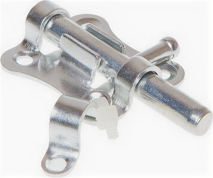 фото Шпингалет 40 мм белый цинк STARFIX (SMP-45718-1)