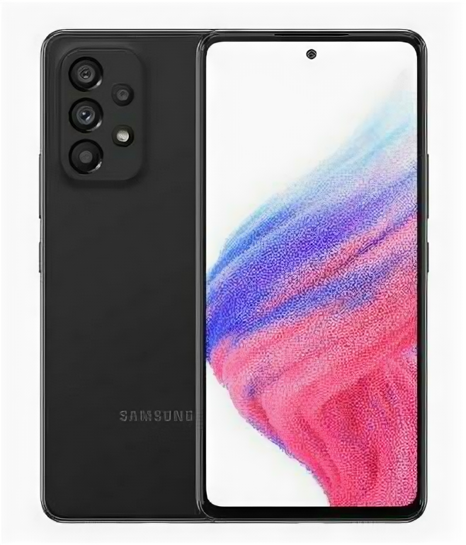 Смартфон Samsung SM-A536E Galaxy A53 5G 256Gb черный моноблок 3G 4G 6.4 Android 12 802.11 a/b/g/n/ac/ax NFC GPS