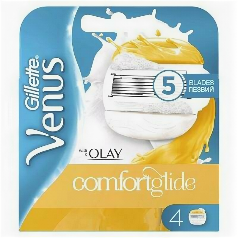 Сменные кассеты Gillette Venus & Olay, 4 шт Gillette 1544145 .