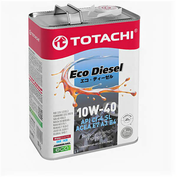 Масло моторное TOTACHI Eco Diesel 10W-40 4л п/с