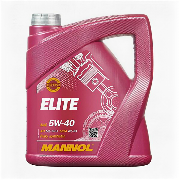 Масло моторное MANNOL Elite 5W-40 4л синтетика