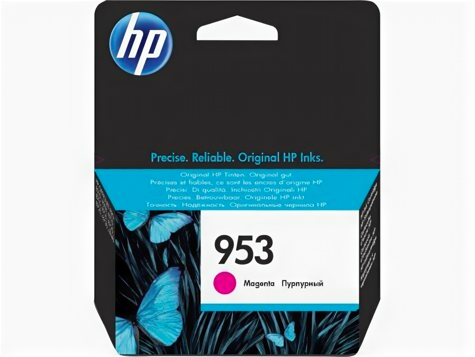 Картридж струйный HP 953 F6U13AE пурпурный (700стр.) для HP OJP 8710/8715/8720/8730/8210/8725