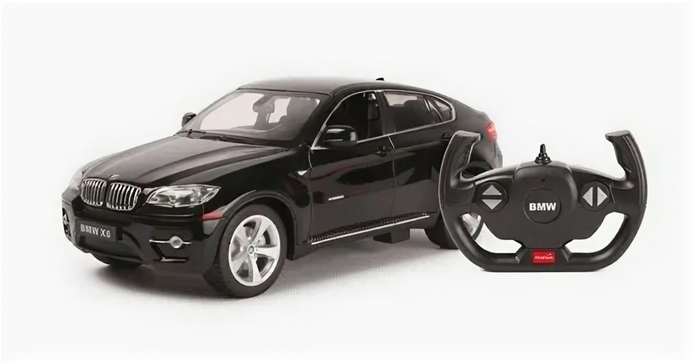 Машинка на радиоуправлении Rastar BMW X6 (арт.31400), 1:14, черная