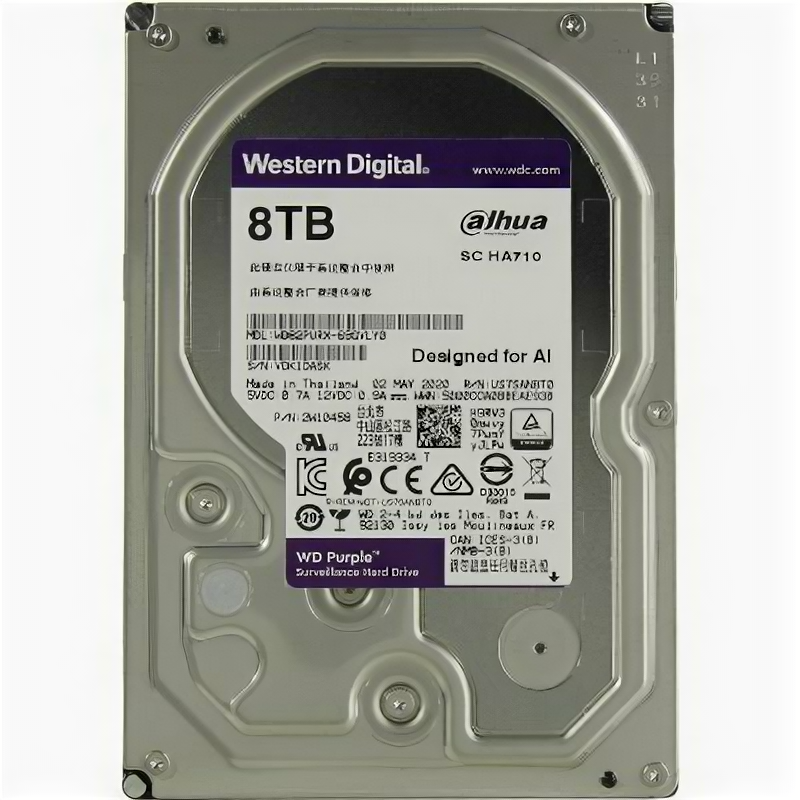 Жесткий диск WD Purple 8Tb WD82PURX