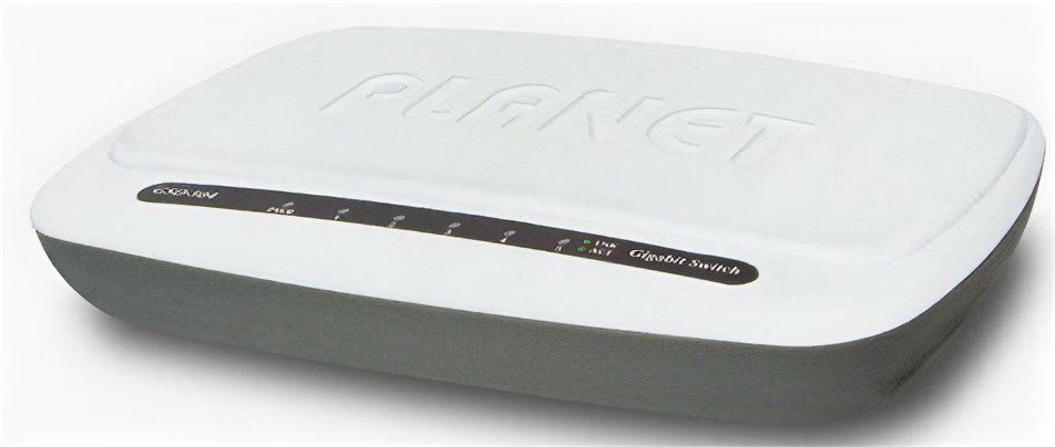 Planet коммутатор/ PLANET 5-Port 10/100/1000Mbps Gigabit Ethernet Switch (External Power) - Plastic Case