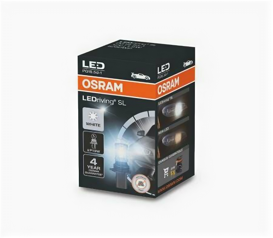 Лампа P13W 12V 1,6W LEDriving, 1шт. картон OSRAM 828DWP