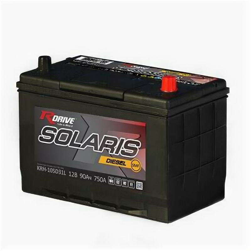 Аккумулятор RDrive Solaris 80Ач обратная полярность KRH105D31L