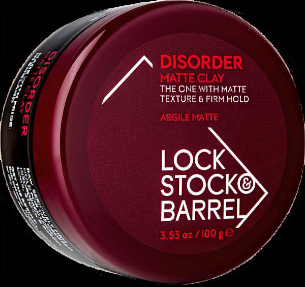 Глина для волос Lock Stock & Barrel Глина жесткая для коротких волос Disorder Matte Clay 100 г