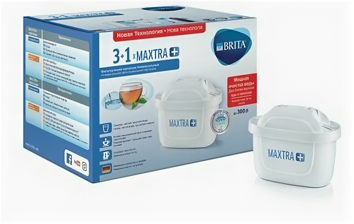 Сменный картридж Brita MAхTRA+ Универсальный, 4 шт