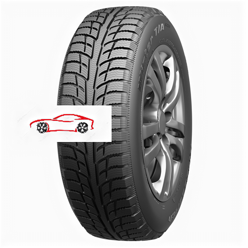 Зимние нешипованные шины BFGoodrich Winter T/A KSI (205/60 R16 92T) - 2018 года выпуска