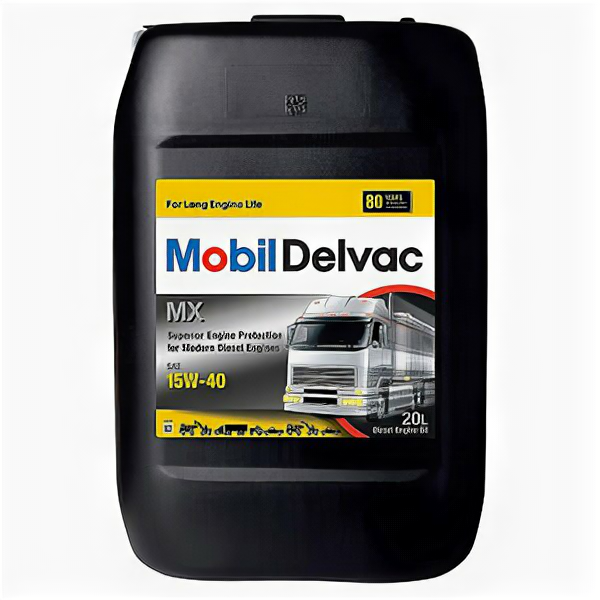 Масло моторное Mobil DELVAC MX 15W-40 20л минеральное 121650