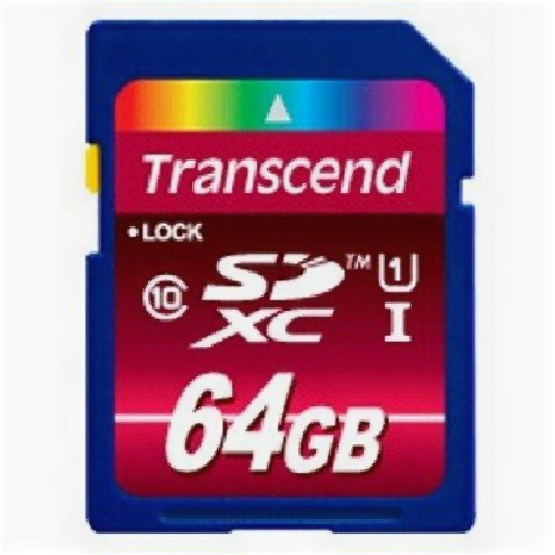 Карта памяти Transcend 64GB TS64GSDXC10U1