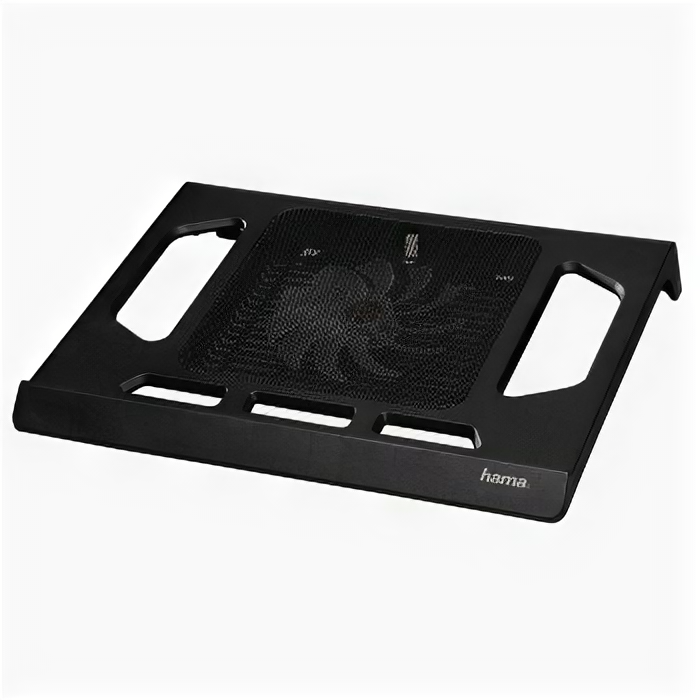 Подставка для ноутбука Hama Black Edition (00053070) 17.3"295x350x53мм 20дБ 1x 140ммFAN 454г пластик