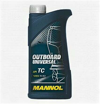 MANNOL Outboard Universal TC (1л.) минеральное. моторное масло для лодок