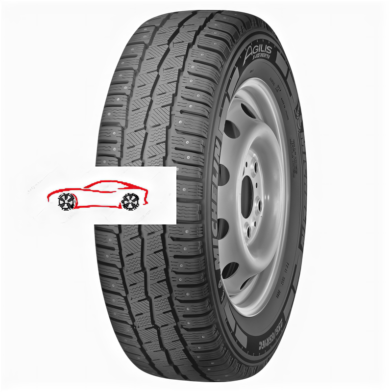 Зимние шипованные шины Michelin Agilis X-Ice North (195/70 R15C 104/102R) - 2018 года выпуска