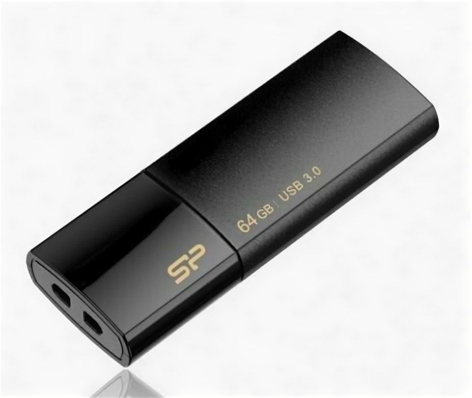 Флешка 64Gb Silicon Power Blaze B05 ,черный, USB 3.0 (SP064GBUF3B05V1K)