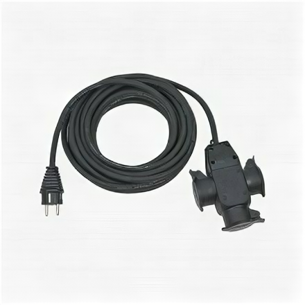 Удлинитель-переноска Brennenstuhl Extension Cable (10м, черный, 3 роз, IP44, 1167810301)