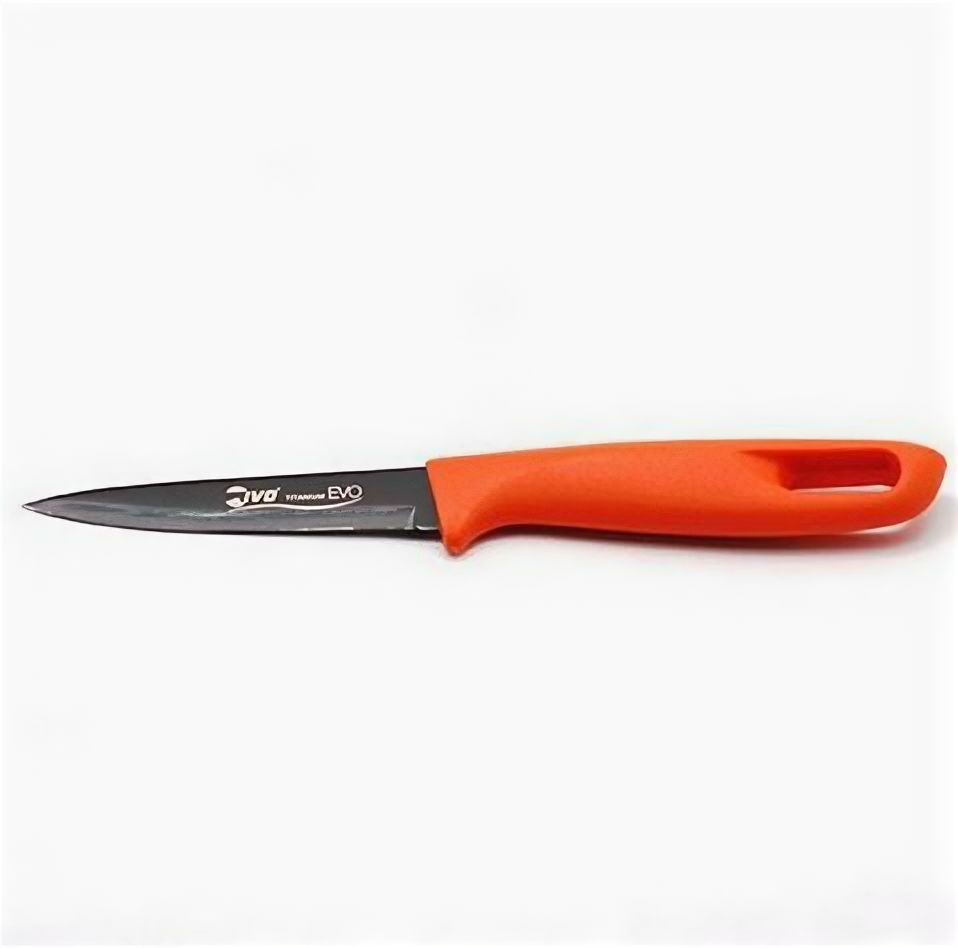 Нож кухонный, 6 см. Titanium Evo, красный