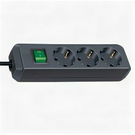 Удлинитель Brennenstuhl ECO-Line (черный, 3 м, 1152300400)