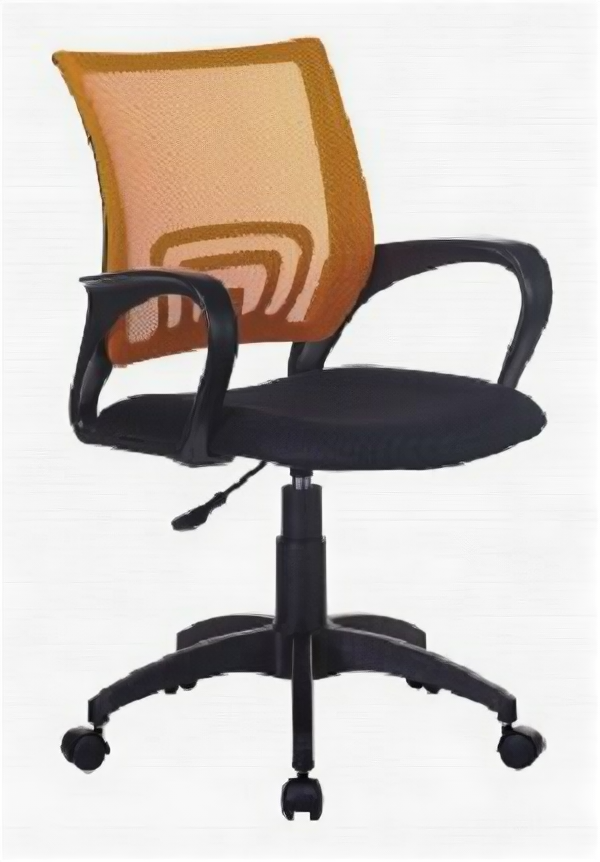 Кресло офисное Бюрократ (CH-695NLT/OR/TW-11) orange/black
