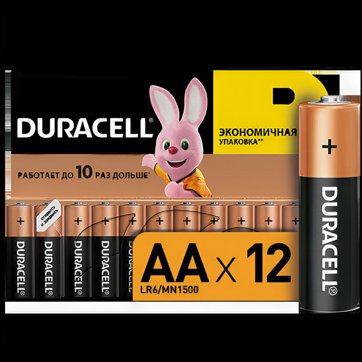 БАТ. DURACELL AA BASIC 12ШТ