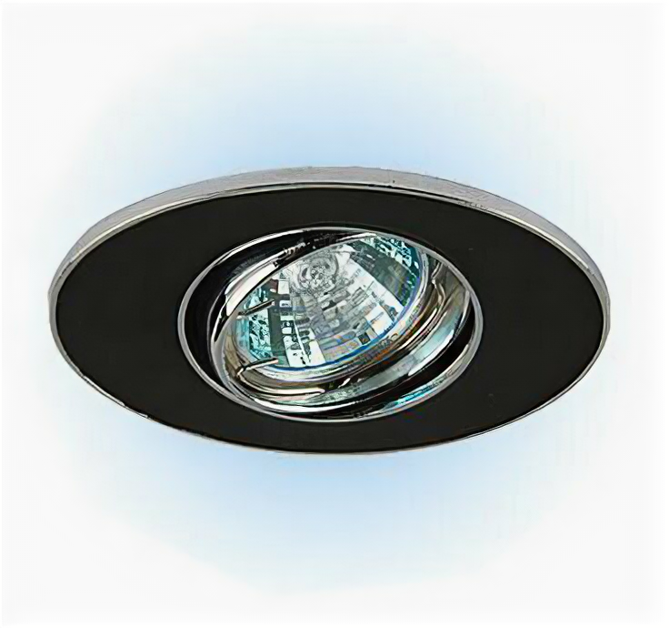 фото Comtech Saturn Светильник галогеновый встраиваемый повор.HR51 1x50W GU5.3 хром/черный/хром