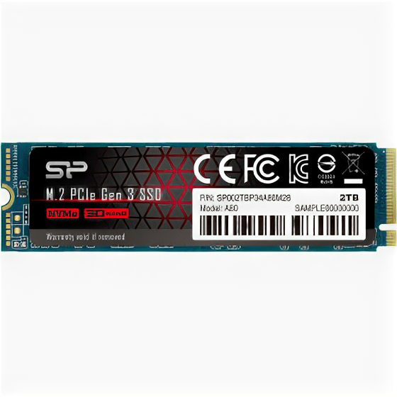SSD-накопитель Silicon Power A80 SP002TBP34A80M28 2Tb