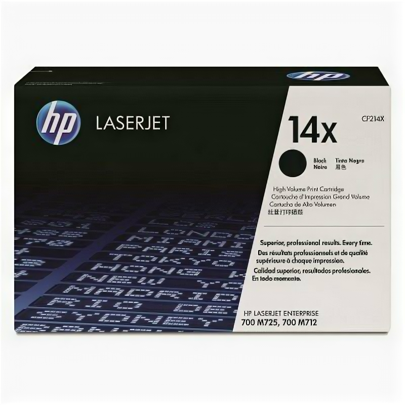 Тонер Картридж HP 14X CF214X черный (17500стр.) для HP 700/M712