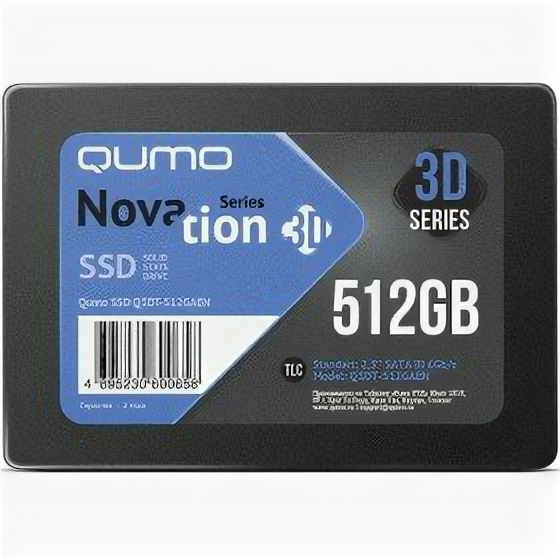 SSD-накопитель Qumo 512Gb SSD QUMO Novation 3D (Q3DT-512GAEN)