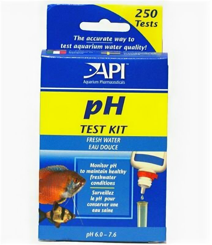 API Набор pH API Test Kit для измерения уровня pH в пресной воде