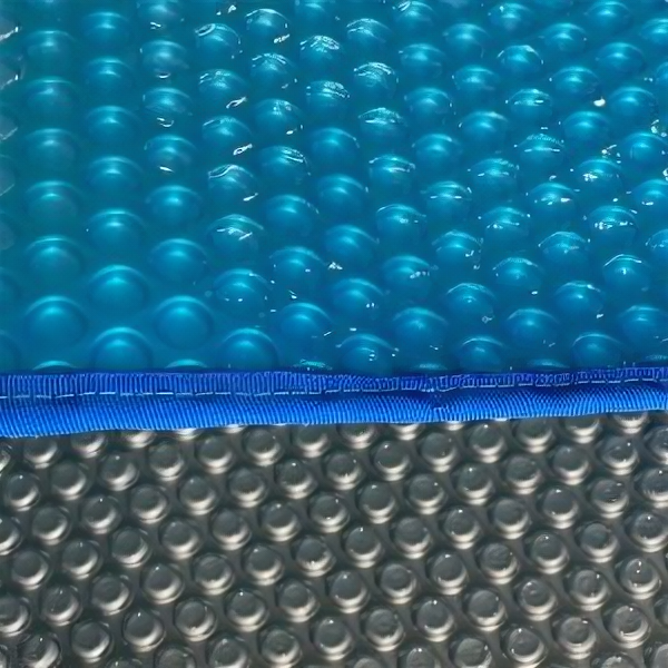 Солярное плавающее покрывало Reexo Silver цвет серебристый/голубой 400 мкр ширина 36 м (с окантовкой) площадью более 10 м2