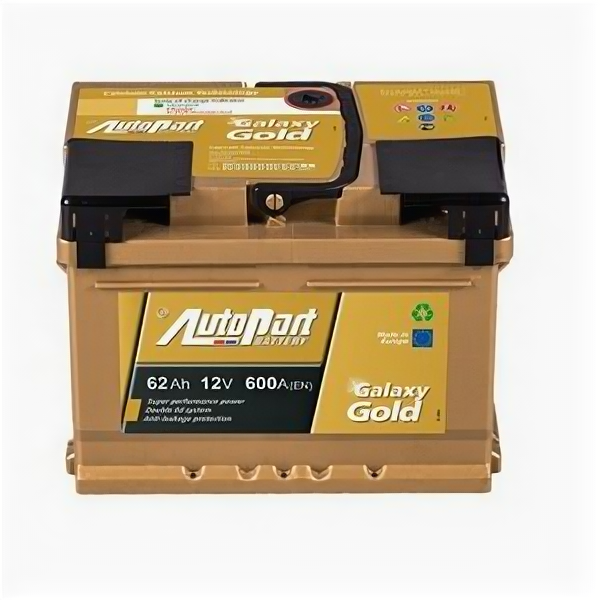 Аккумулятор AutoPart Galaxy Gold 62 Ач 580А низкий
