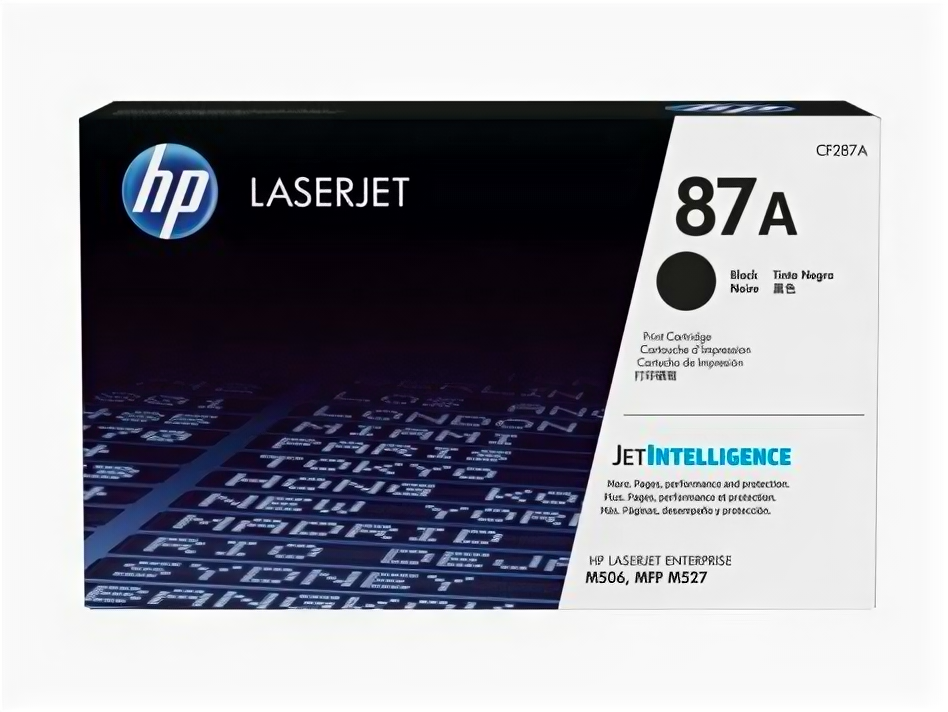 Тонер Картридж HP 87A CF287A черный (9000стр.) для HP LJ Ent M506/M527