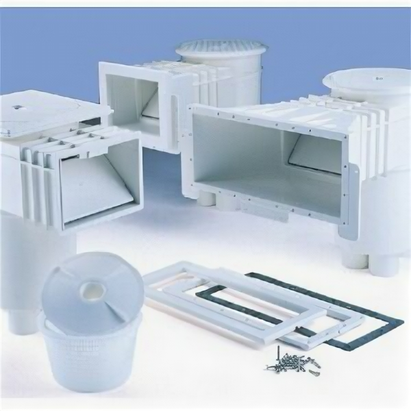 Скиммер IML A-004 широкий забор  ABS-пластик с рамкой подключение 1 1/2" для сборного/композитного бассейна