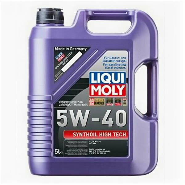 Масло моторное LIQUI MOLY Synthoil High Tech 5W-40 5л