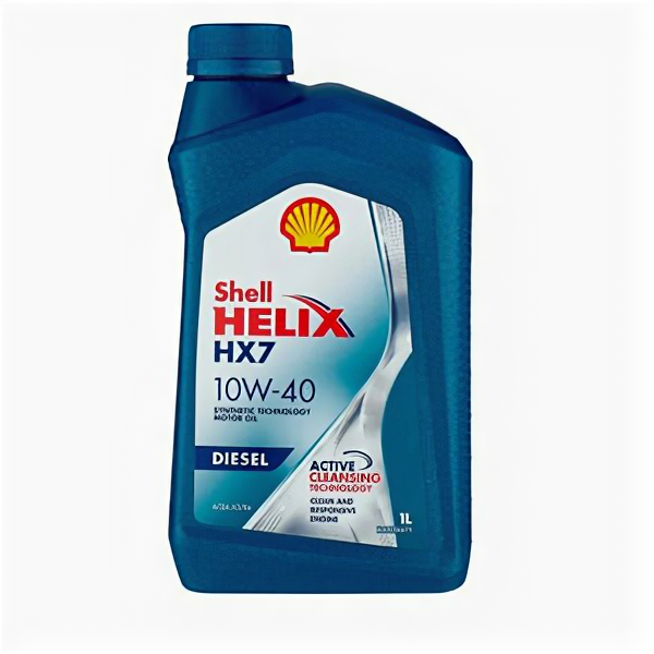 Масло моторное SHELL Helix Diesel HX7 10W-40 1л