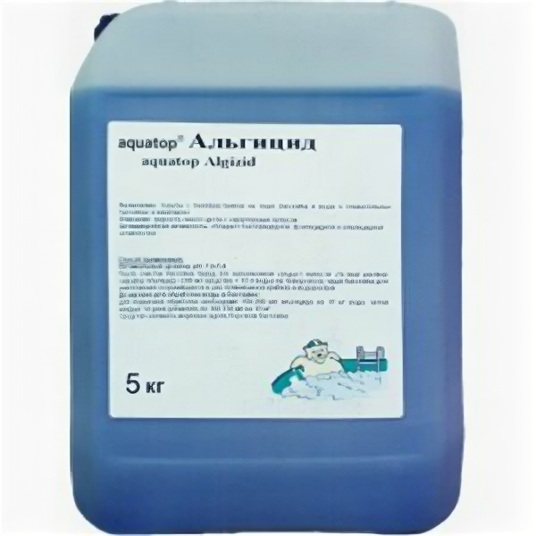 Альгицид Aquatop, непенящийся, 5 кг, цена за 1 шт