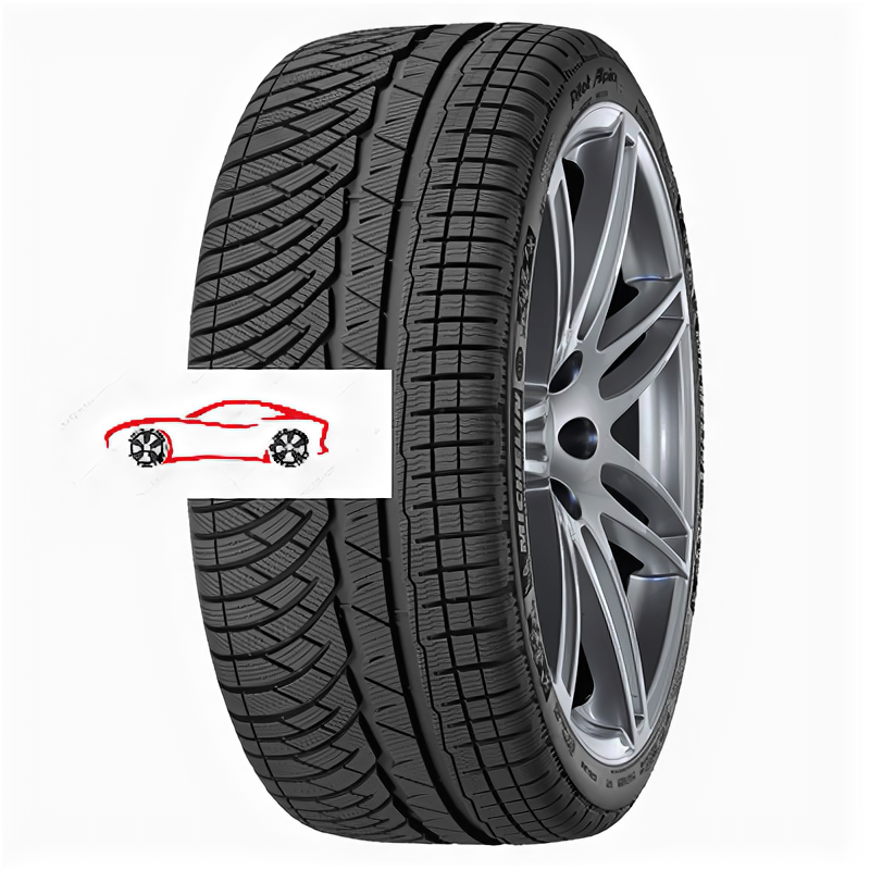 Зимние нешипованные шины Michelin Pilot Alpin PA4 245/50 R18 100H * RunFlat