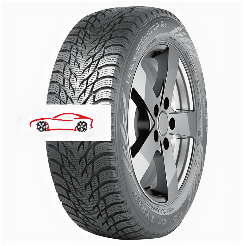 Зимние нешипованные шины Nokian Tyres Hakkapeliitta R3 (205/55 R16 91R) RunFlat - 2018 года выпуска