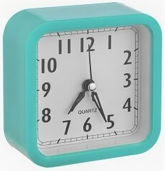 PERFEO (PF_C3166) Quartz часы-будильник "PF-TC-019", квадратные 10*10 см, зелёные