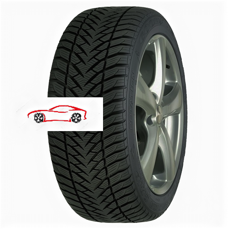 Зимние нешипованные шины Goodyear UltraGrip 255/50 R19 107V * RunFlat