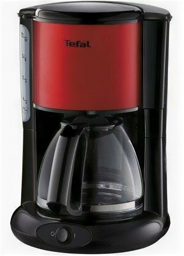 Кофеварка Tefal CM361D38 1000 Вт черно-красный