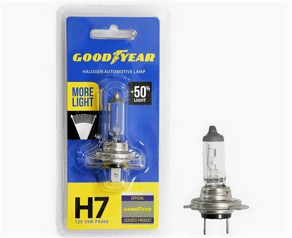 фото Лампа Goodyear H7-12-55 More Light блистер