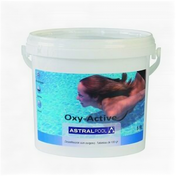 Таблетки активного кислорода AstralPool по 100 г, 6 кг / 0100, цена за 1 шт