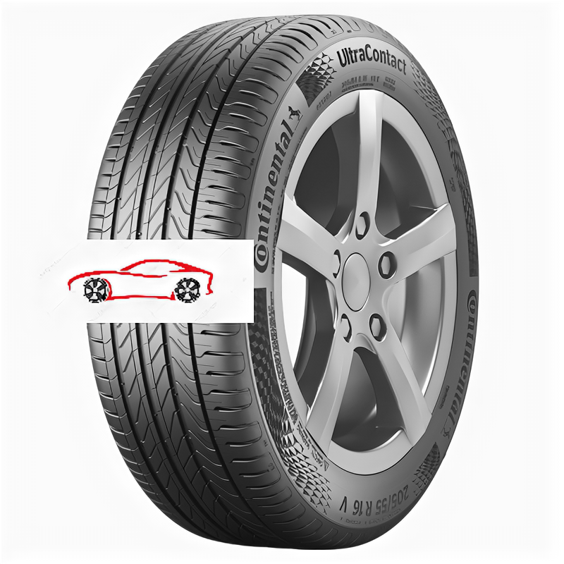 Летние шины Continental UltraContact (225/55 R17 101W) - 312391