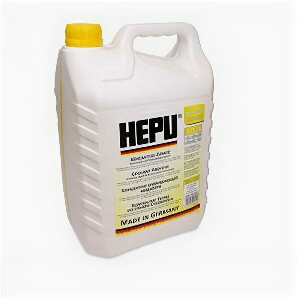 Антифриз HEPU Coolant G11 концентрат желтый 5л P999-YLW-005