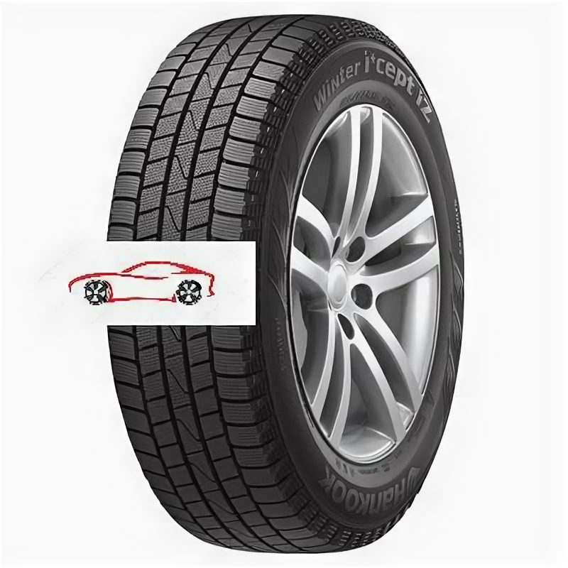 Зимние нешипованные шины Hankook Winter i*cept IZ W606 185/55 R16 83T